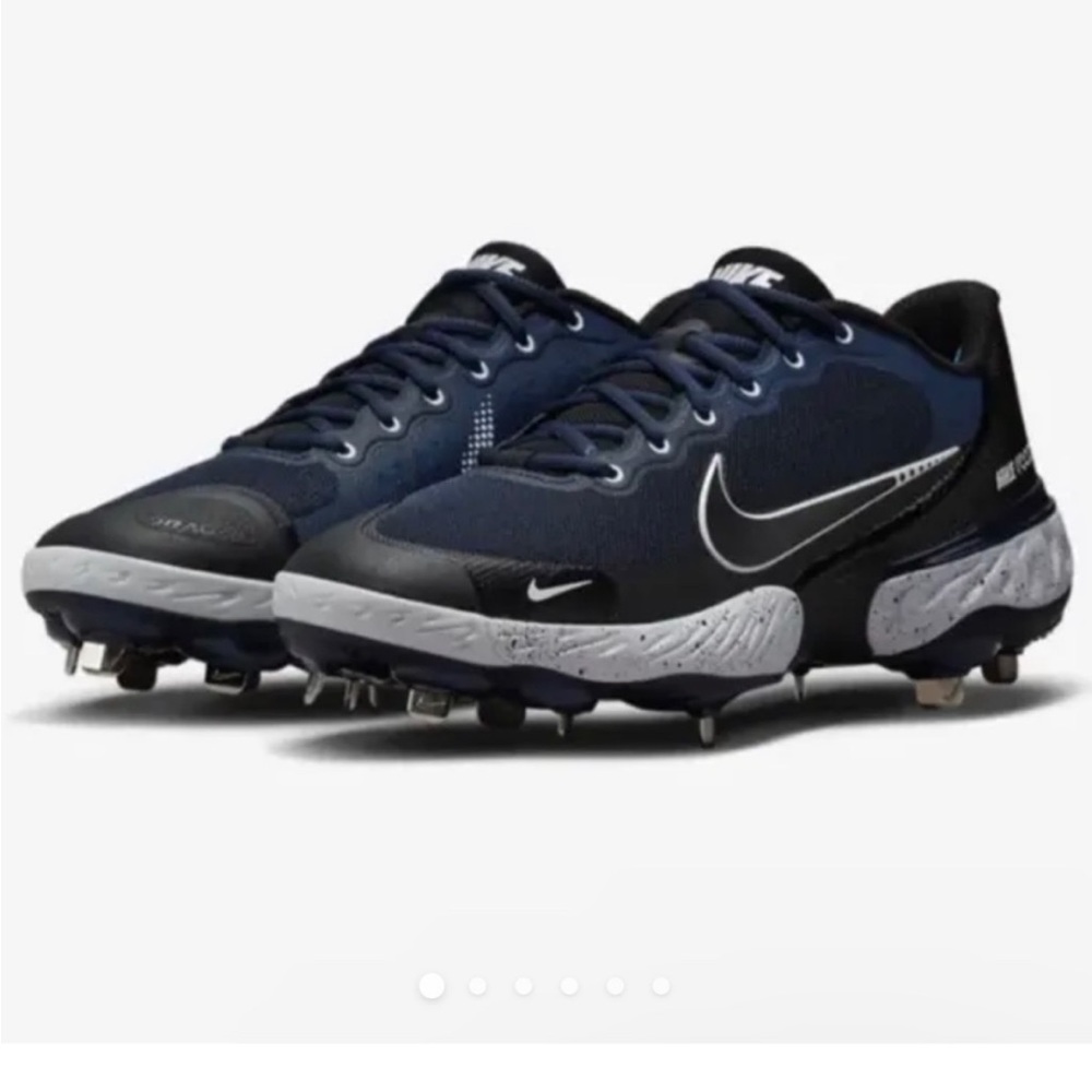 Nike Alpha Huarache Elite 3 Low College Navy Blue White CK0746-403 Men's 12